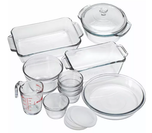 Anchor Hocking 15-Piece Oven Basics Bakeware Set only $29.99 (Reg. $100!)