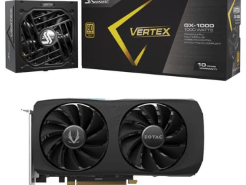 Zotac GeForce RTX 4070 Super Twin Edge 12GB Graphics Card w/ Seasonic 1000W Gold ATX Power Supply for $760 + free shipping