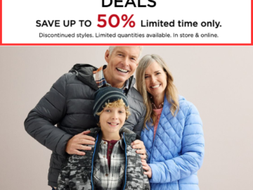 Kohl’s Closeout Deals offer up to 50% off! Find a Large Selection of Home Decor, Clothing, Footwear, Accessories, and More + Earn Kohl’s Cash