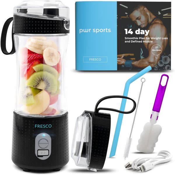 Fresco Portable Rechargeable Blender for $15 + free shipping