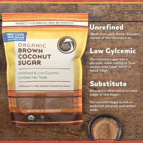 Big Tree Farms Organic Brown Coconut Sugar, 1-LB as low as $3.35 After Coupon (Reg. $5.59) + Free Shipping