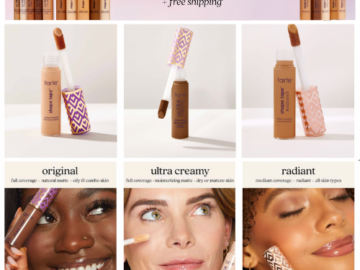 Tarte $15 for All Shape Tape Formulas (53% Off!) + Free Shipping