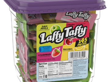 Laffy Taffy 145-Count Candy Variety Pack as low as $15.62 After Coupon (Reg. $27) + Free Shipping – 11¢/Candy