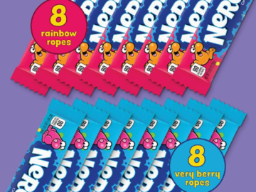 Nerds 16-Count Rope Candy Variety Pack as low as $12.33 Shipped Free (Reg. $19.38) – 77¢/Rope