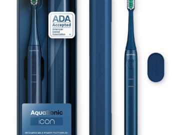 AquaSonic Vibe Series Ultra Whitening Toothbrush for $18 + free shipping w/ $35