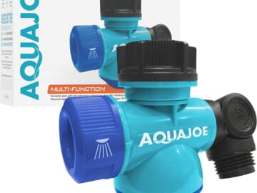 Aqua Joe Outdoor Faucet / Garden Hose Tap Connector for $5 + free shipping w/ $35