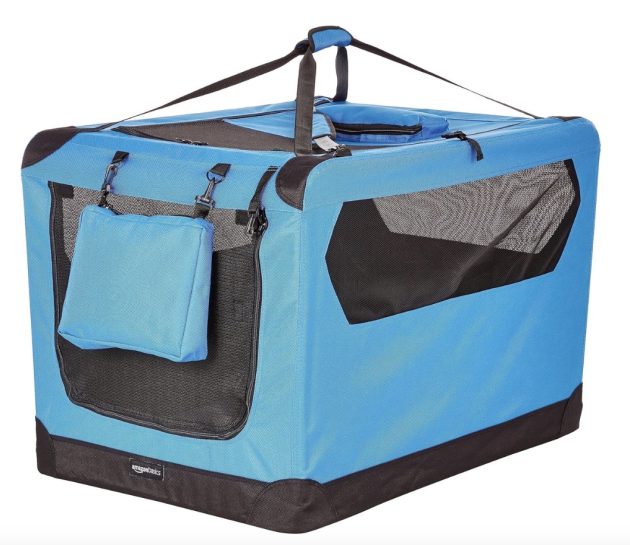 Amazon Basics Folding Portable Soft Pet Dog Crate Carrier Kennel
