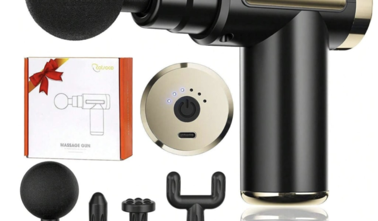 Shein Deep Tissue Mini Massage Gun for $12 + free shipping