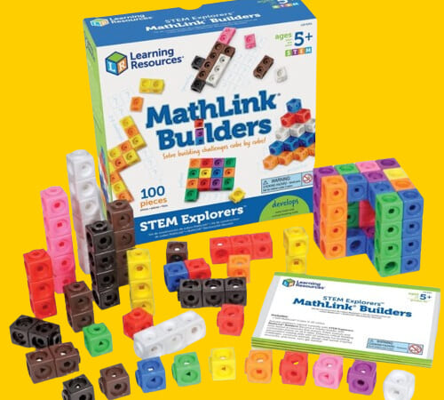 Learning Resources STEM Explorers MathLink Builders Linking Cubes, 100-Piece $5 (Reg. $20)