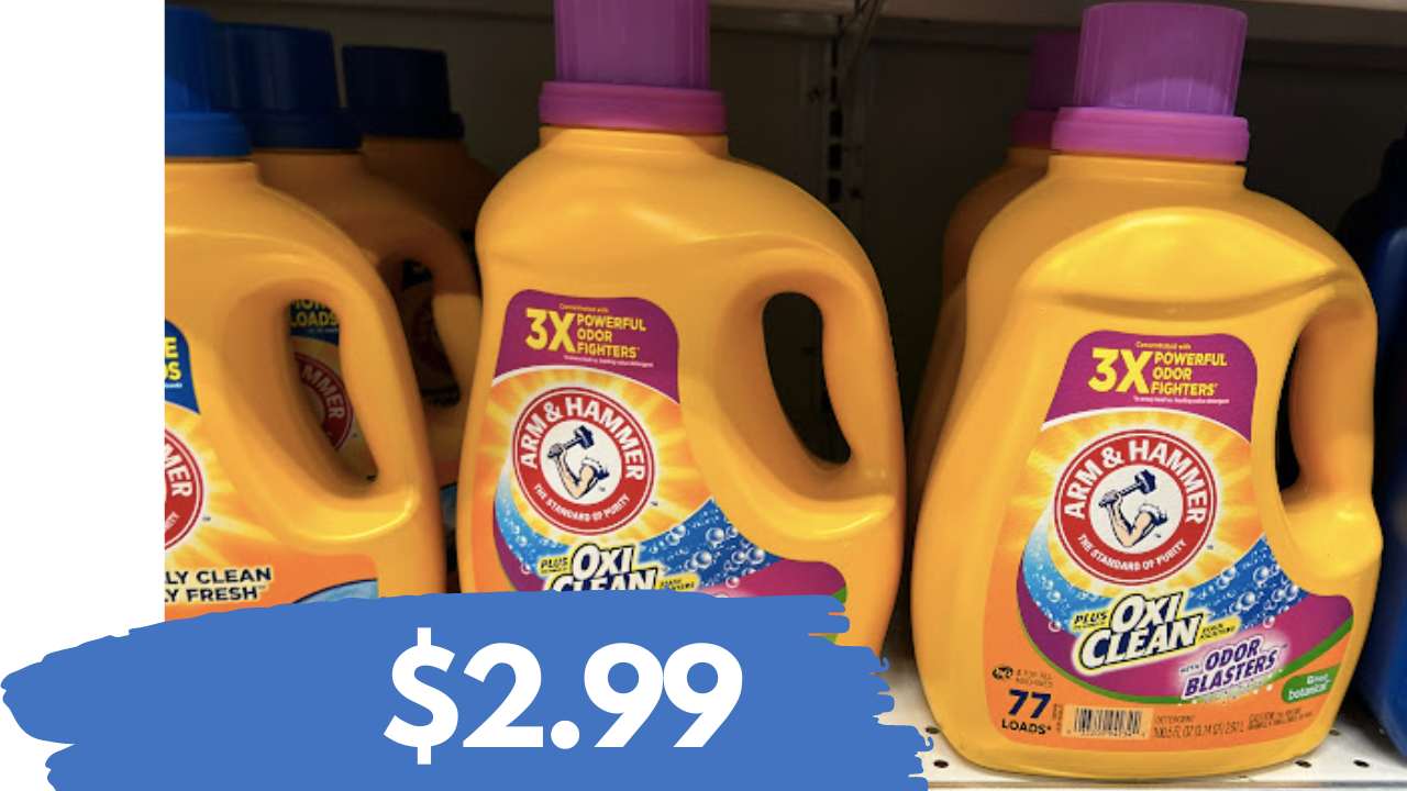 $2.99 Arm & Hammer Laundry Detergent | Kroger Mega Deal