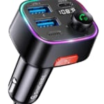 Bluetooth 5.3 FM Transmitter 48W Car Charger for $20 + free shipping