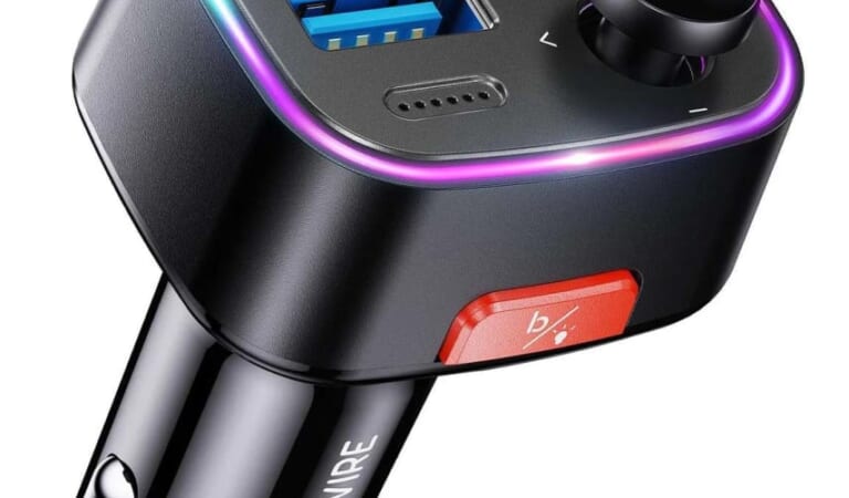 Bluetooth 5.3 FM Transmitter 48W Car Charger for $20 + free shipping