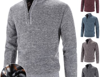 Men's Fleece Sweater for $13 + $6 shipping