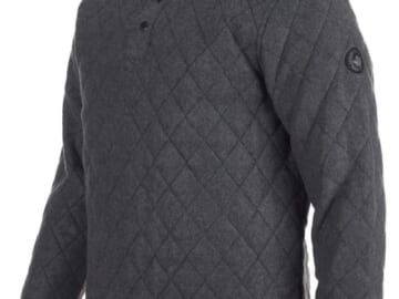 Canada Goose Canada Weather Gear Men's Quilted Snap Placket 1/4 Zip for $25 + free shipping