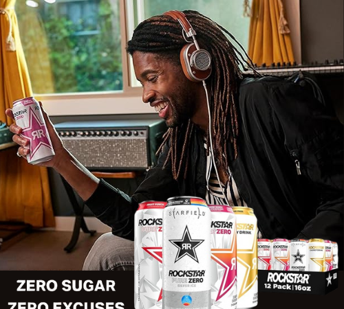 Rockstar Pure Zero Energy Drink, 12-Count Variety Pack as low as $14.52 After Coupon (Reg. $22.34) + Free Shipping – $1.21/Can