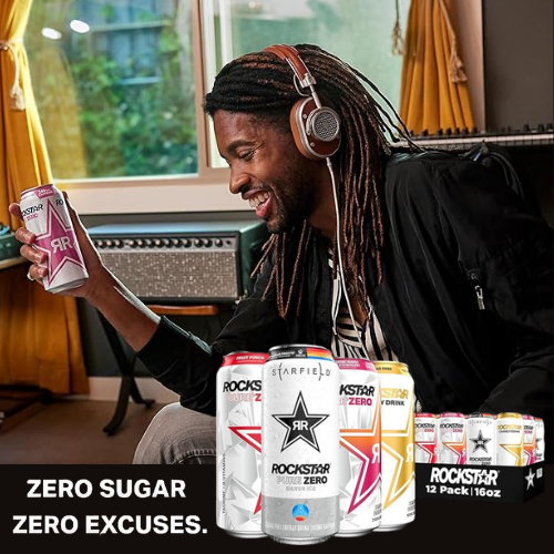 Rockstar Pure Zero Energy Drink, 12-Count Variety Pack as low as $14.52 After Coupon (Reg. $22.34) + Free Shipping – $1.21/Can