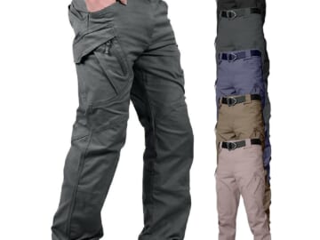 Men's Tactical Cargo Pants for $11 + $6 shipping