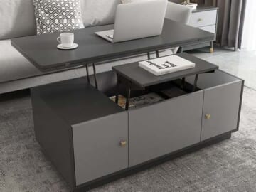 Multi-functional 47" Rectangle Lift-top Coffee Table for $400 + free shipping
