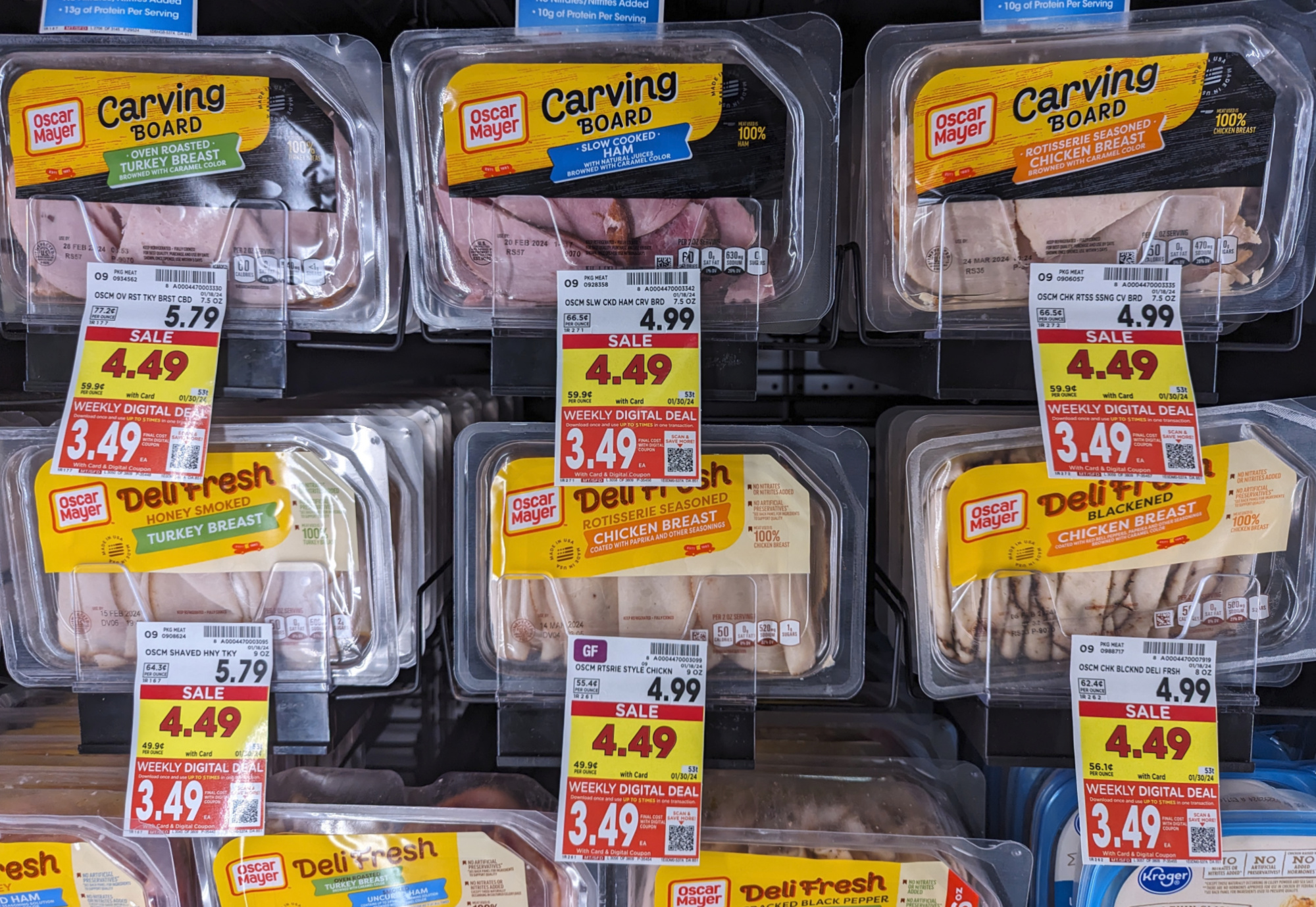 Oscar Mayer Deli Fresh Lunch Meat As Low As $3.49 At Kroger