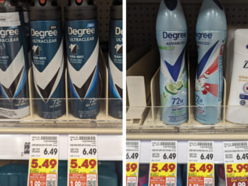 Degree Dry Spray Just $3.99 At Kroger (Regular Price $6.49)