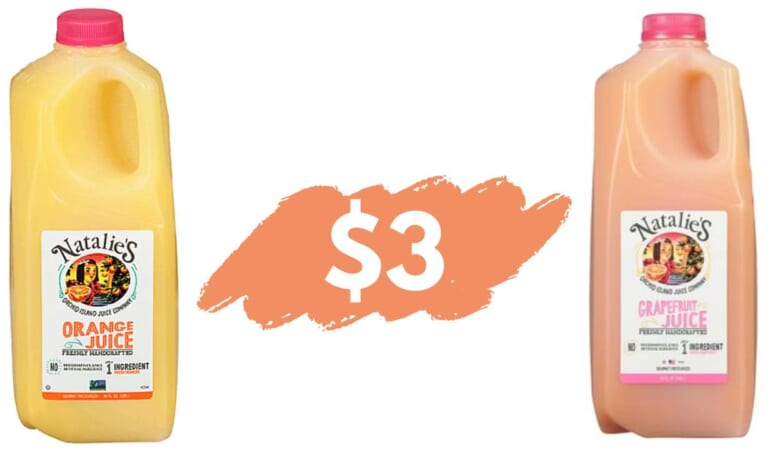 Get 64 oz. Natalie’s Juice for Just $3 at Publix