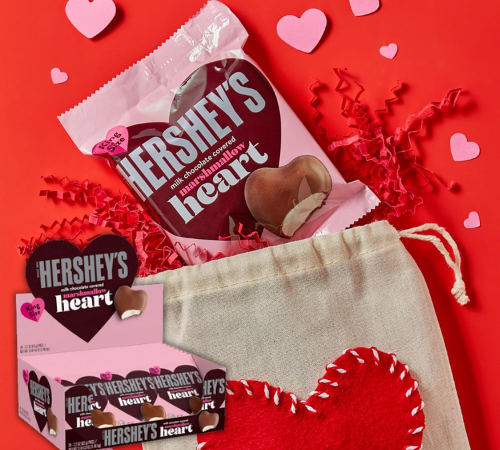 HERSHEY’S 24-Count Milk Chocolate Covered Marshmallow Heart $38.99 After Coupon (Reg. $46) + Free Shipping – $1.62/2.2 Oz Pack – Valentine’s Day Candy Packs