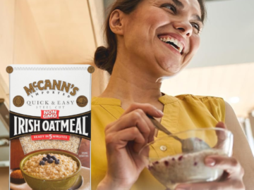 McCann’s 12-Pack Irish Oatmeal Quick & Easy Steel Cut Oats $25.42 (Reg. $41) – $2.12/16 Oz Box