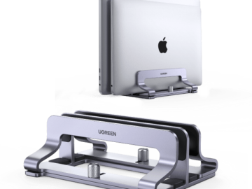 Ugreen Dual-Slot Vertical Laptop Stand for $20 + $3.99 s&h