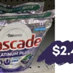 $2.49 Cascade Platinum Plus Dishwasher Pacs | Kroger Mega Deal
