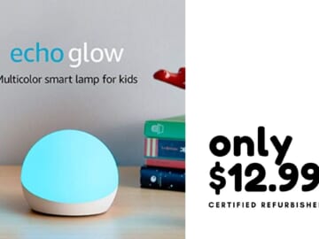 Amazon Echo Glow Refurbished $12.99 Shipped