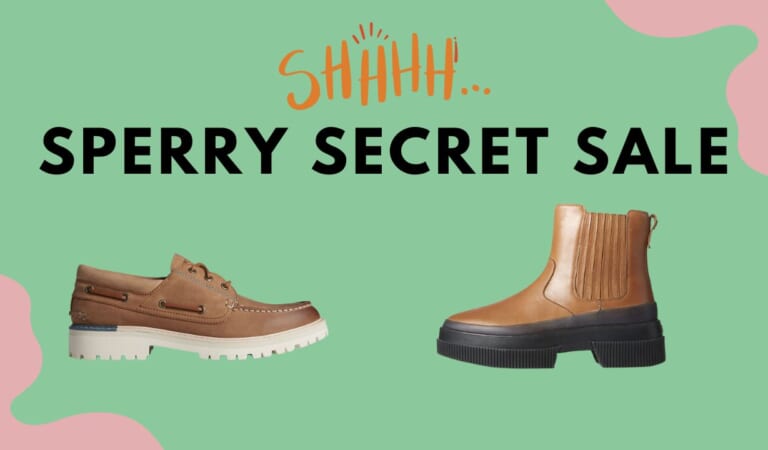 Sperry Secret Sale Ends Today!