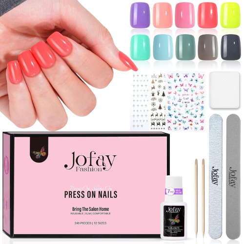 Bring the salon experience home for less with stylish Press On Nails 10-Packs (240-Piece) from $15.99 After Coupon (Reg. $19.99+)