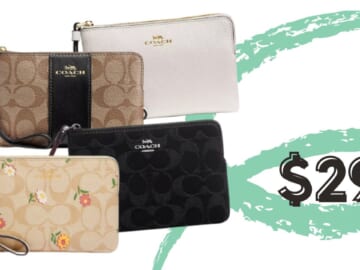 Coach Outlet | $29 Wristlet Sale