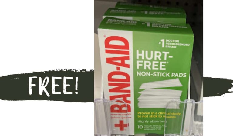 FREE Band-Aid Non-Stick Pads or Paper Tape Wrap