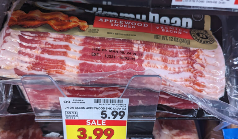 Jimmy Dean Bacon Just $2.99 At Kroger