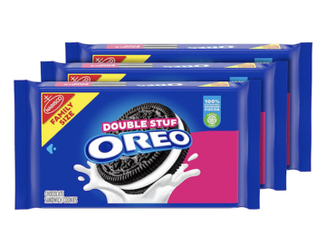 Oreo Double Stuf Chocolate Sandwich Cookies