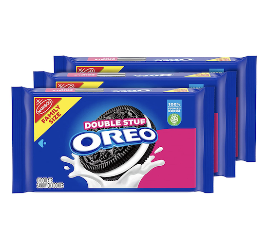 Oreo Double Stuf Chocolate Sandwich Cookies