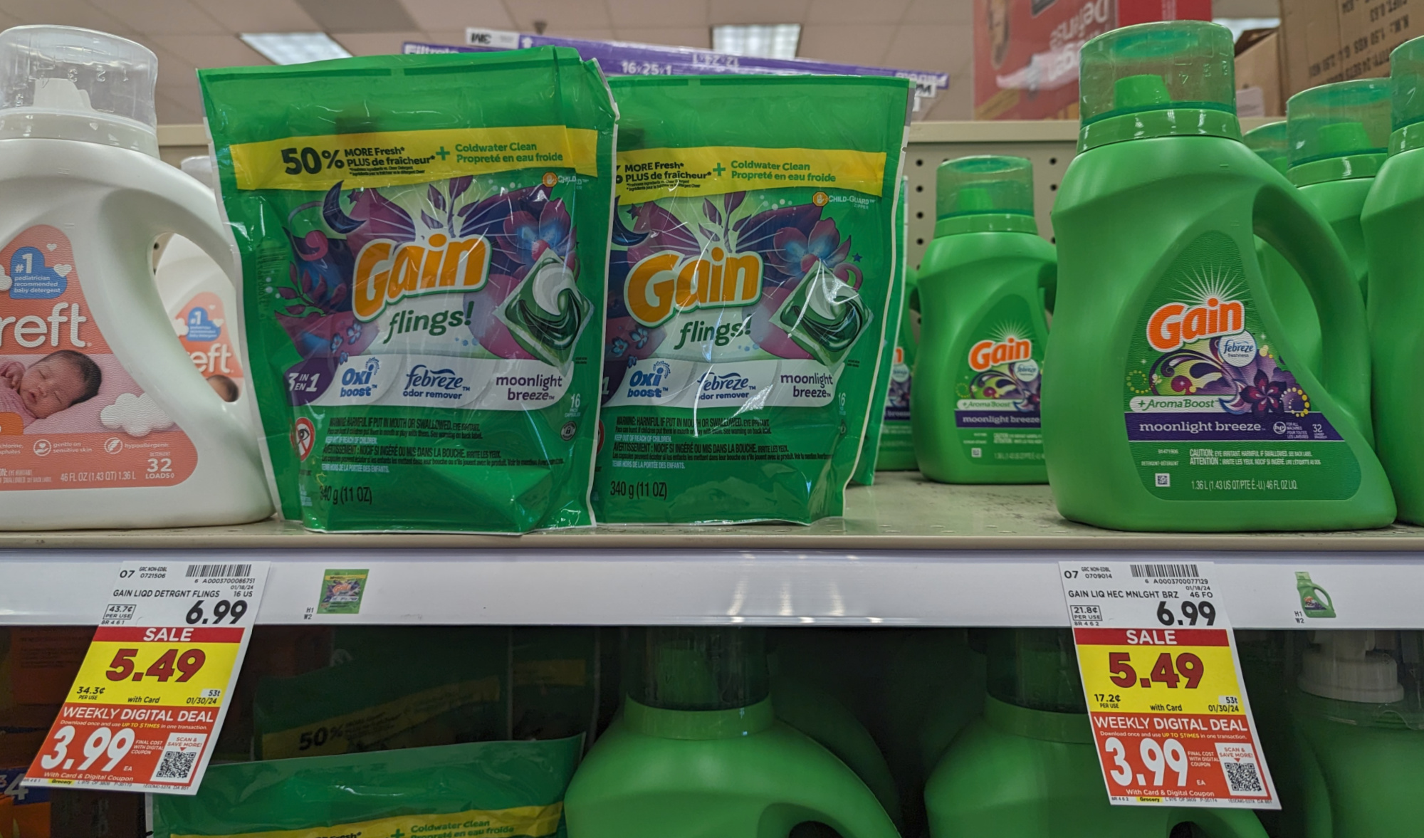 Get Gain Laundry Detergent As Low As $3.99 At Kroger