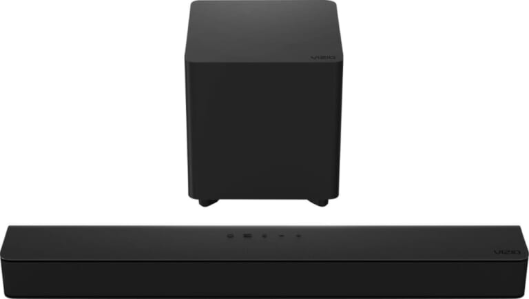 Vizio 2.1-Channel V-Series Home Theater Sound Bar with Wireless Subwoofer for $140 + free shipping