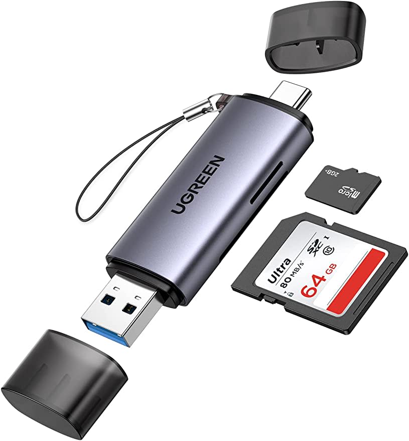 Ugreen USB 3.0 & Type C Card Reader for $7 + free shipping w/ $20