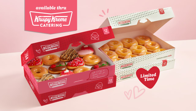 Krispy Kreme Valentine's Day Doughnuts + Merch: Shop now