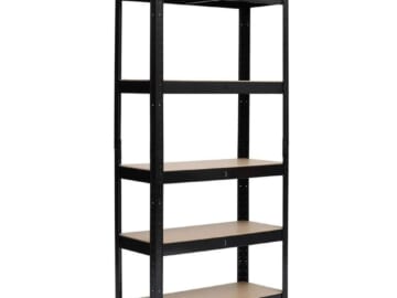 5-Tier Shelving Unit for $37 + free shipping