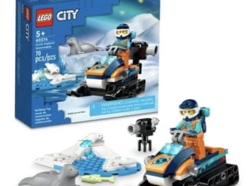 LEGO City Arctic Explorer Snowmobile 60376 Building Toy Set