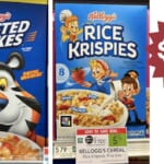 $1.79 Kellogg’s Frosted Flakes & Rice Krispies Cereal