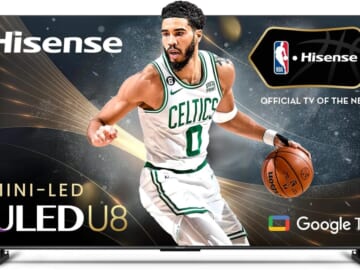 Hisense U8 Series 85U8K 85" 4K HDR 144Hz ULED UHD Smart TV for $1,800 + free shipping