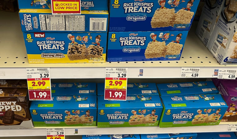 Kellogg’s Rice Krispies Treats As Low As $1.24 At Kroger