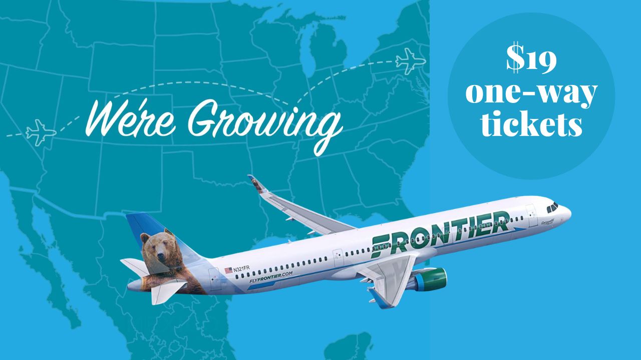 Frontier Airlines | One-Way Tickets Starting at $19!