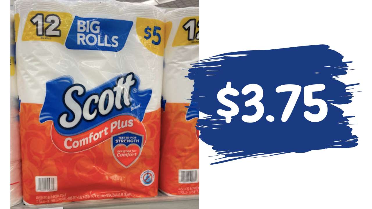 $3.75 Scott Bath Tissue at Walgreens