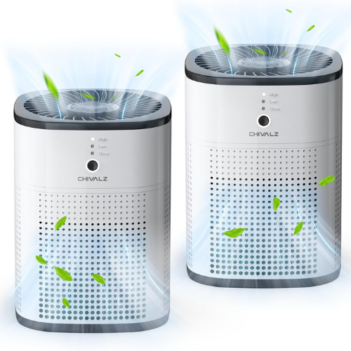 Enjoy a healthier living space with these Air Purifiers for Bedroom, 2-Pack for just $40.39 After Code + Coupon (Reg. $99.99) + Free Shipping – $20.20 each!