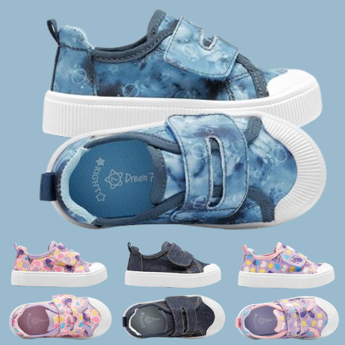 DREAM PAIRS Little Kid/Toddler Canvas Shoes Hook and Loops Casual Walking Shoes $14.44-$16.99 After Code (Reg. $16.99-19.99) – 4 Colors